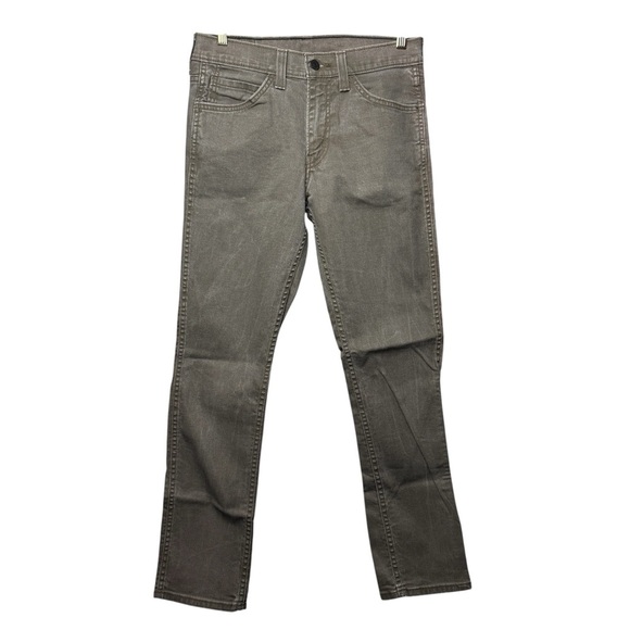 Levi’s Strauss 511 Denim Jeans Mens 30x30 Faded Black Grey Tab Slim Straight - Picture 1 of 10